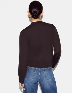 Pure Merino Wool Double Layer Cardigan