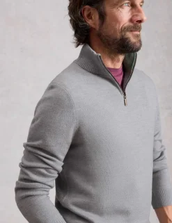 Pure Merino Wool Funnel Neck Jumper