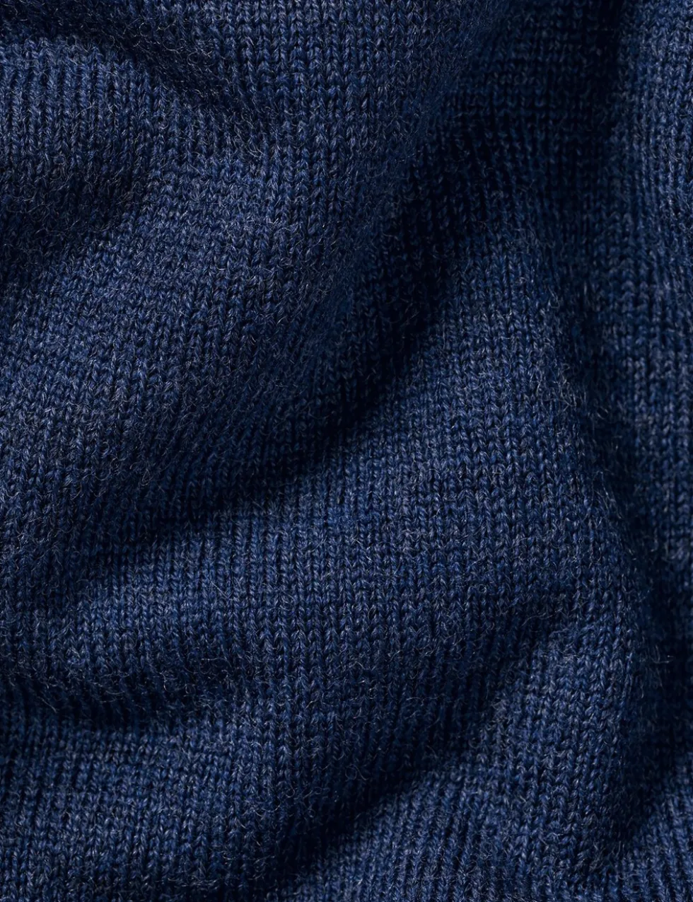 Pure Merino Wool Half Zip Jumper