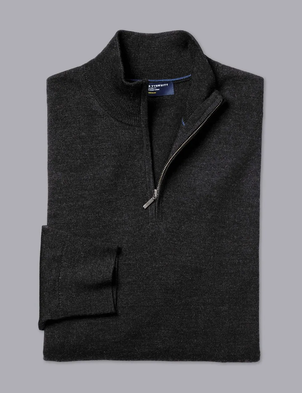 Pure Merino Wool Half Zip Jumper