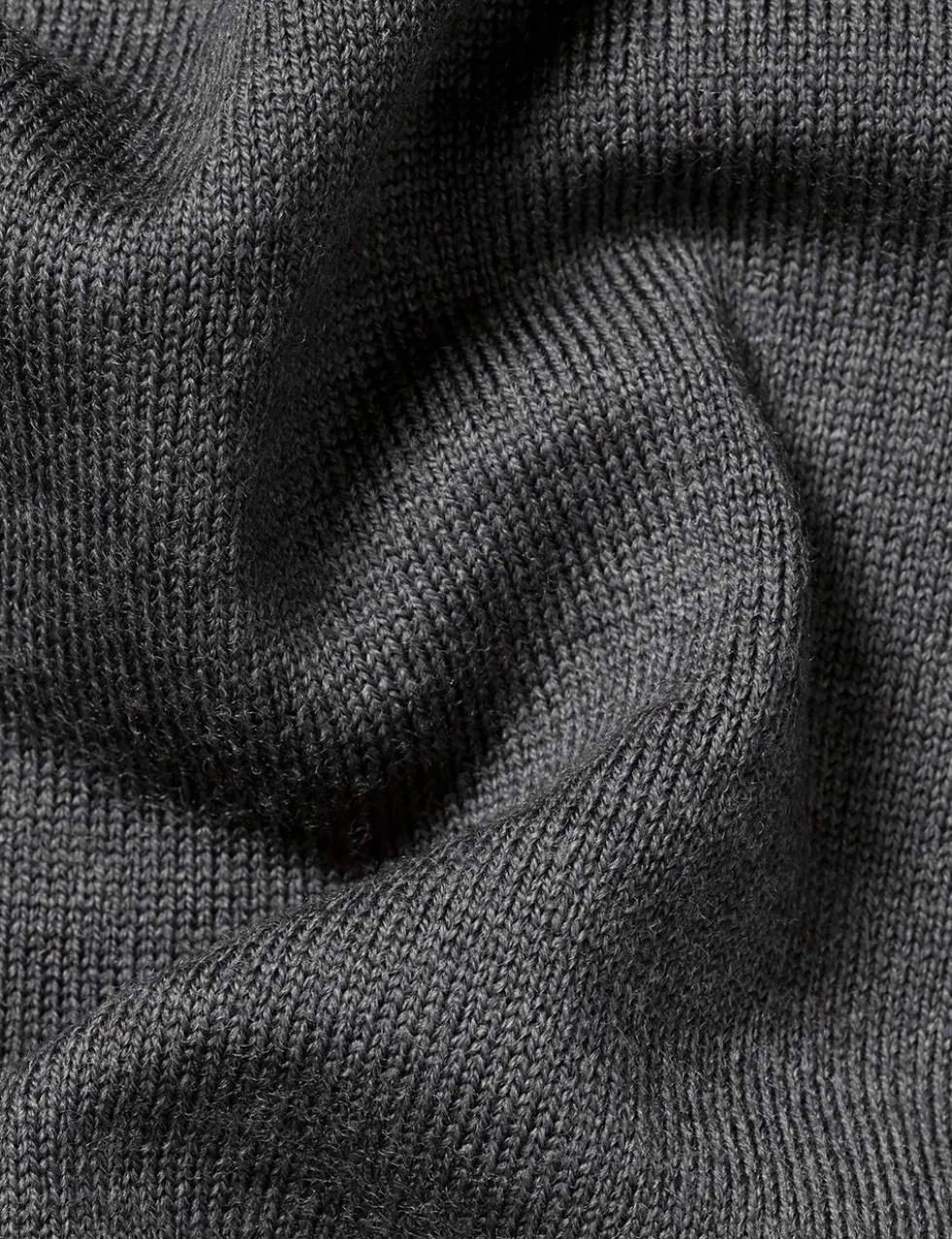 Pure Merino Wool Half Zip Jumper