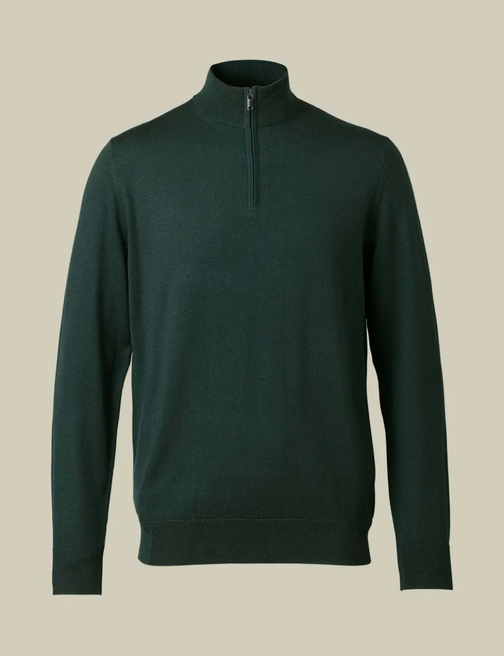 Pure Merino Wool Half Zip Jumper