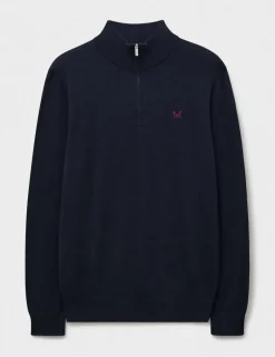 Pure Merino Wool Half Zip Jumper