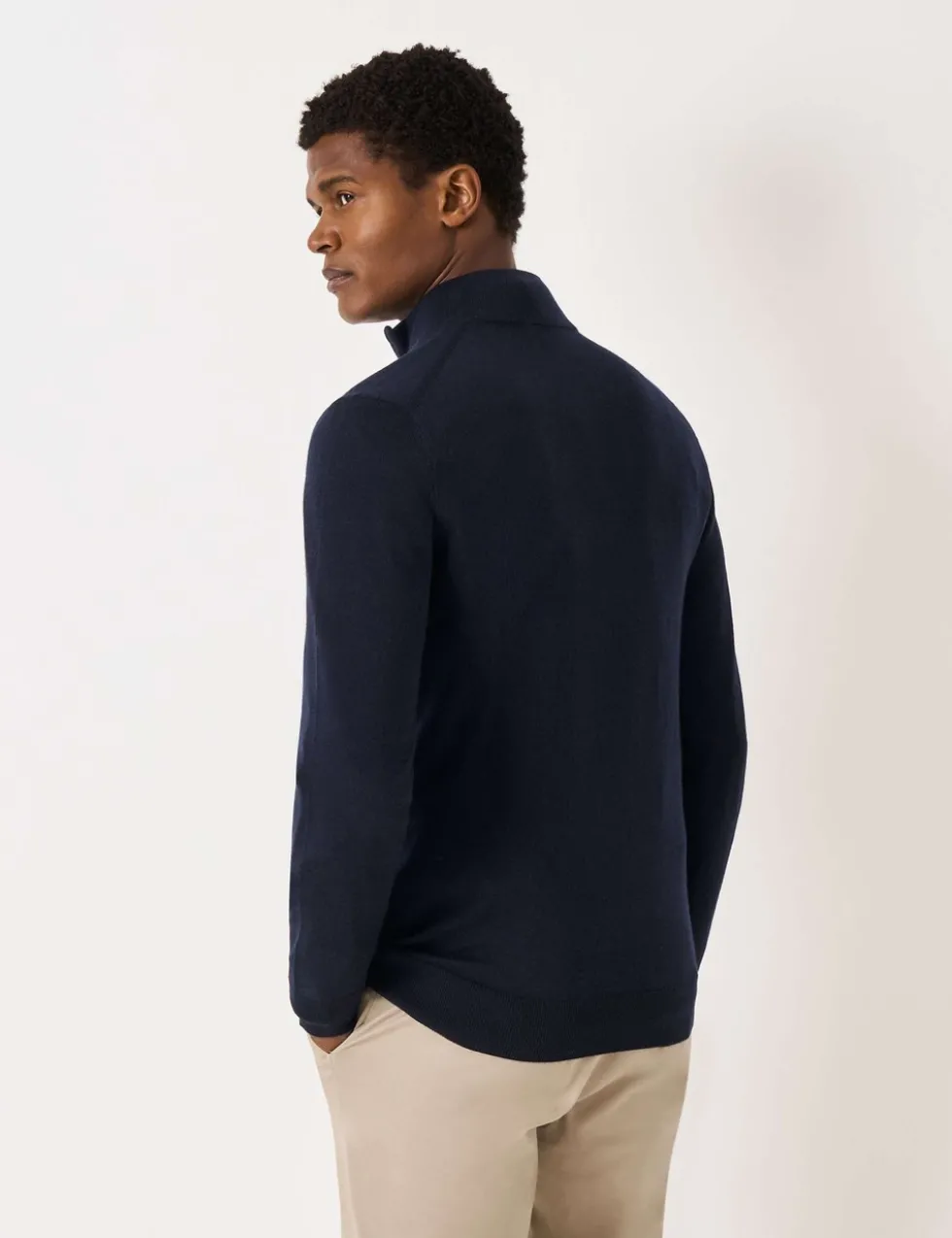 Pure Merino Wool Half Zip Jumper