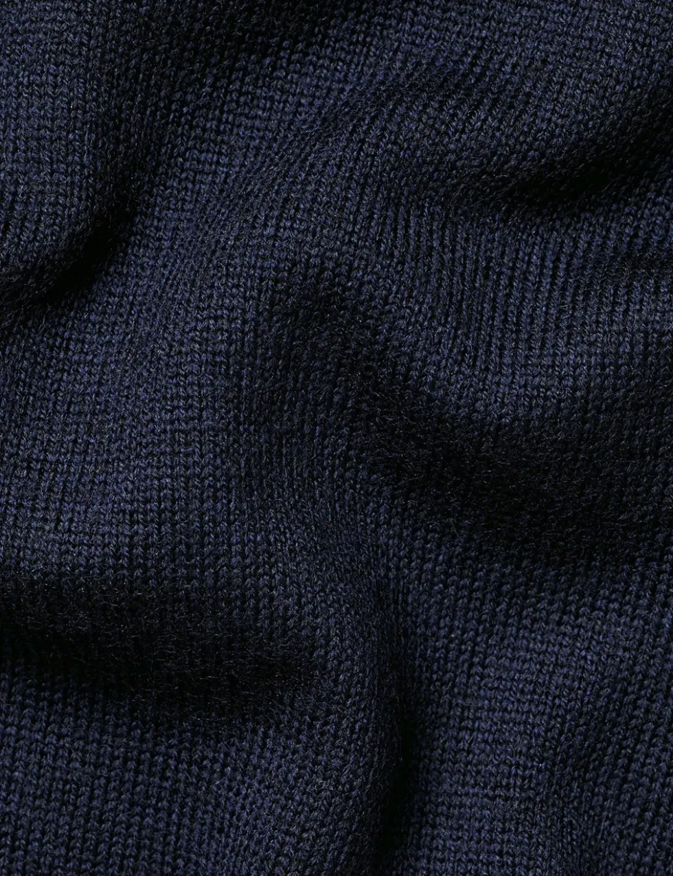 Pure Merino Wool Half Zip Jumper