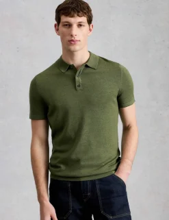 Pure Merino Wool Knitted Polo Shirt