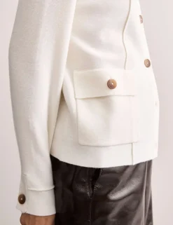 Pure Merino Wool Knitted Jacket