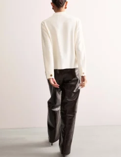 Pure Merino Wool Knitted Jacket