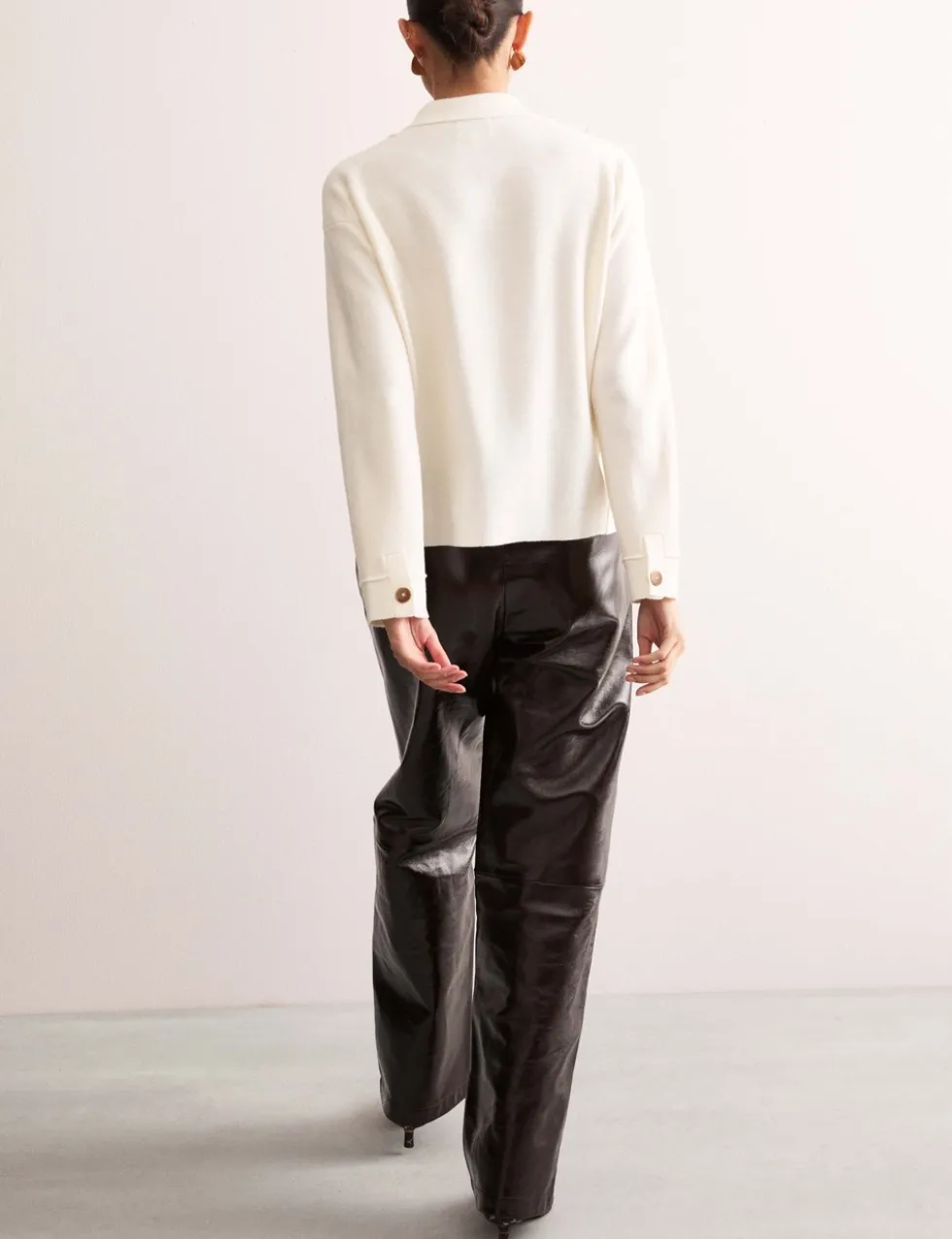 Pure Merino Wool Knitted Jacket