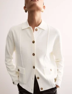 Pure Merino Wool Knitted Jacket
