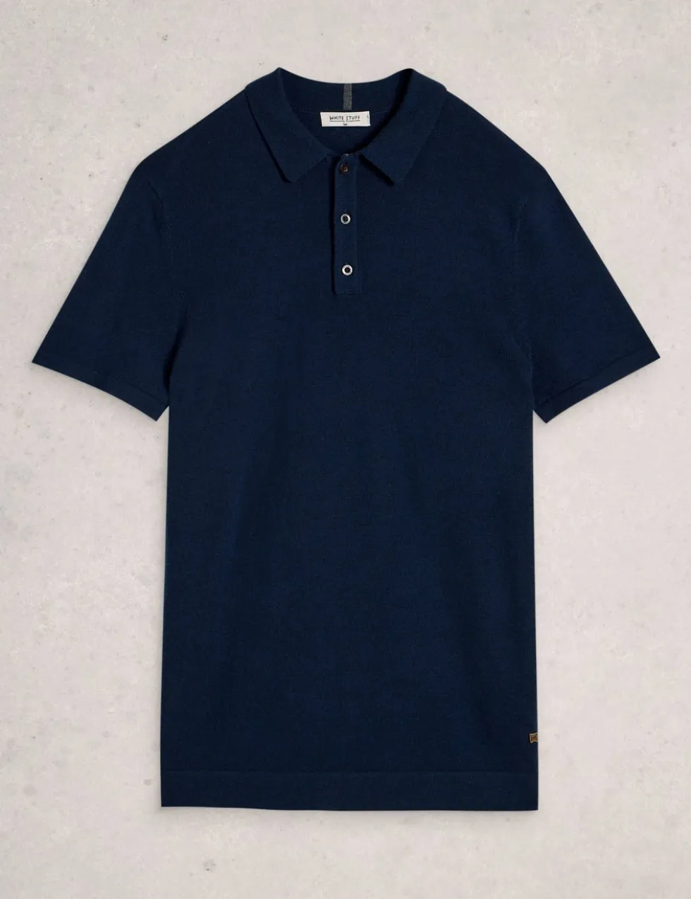 Pure Merino Wool Knitted Polo Shirt