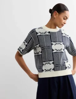 Pure Merino Wool Patterned Jumper