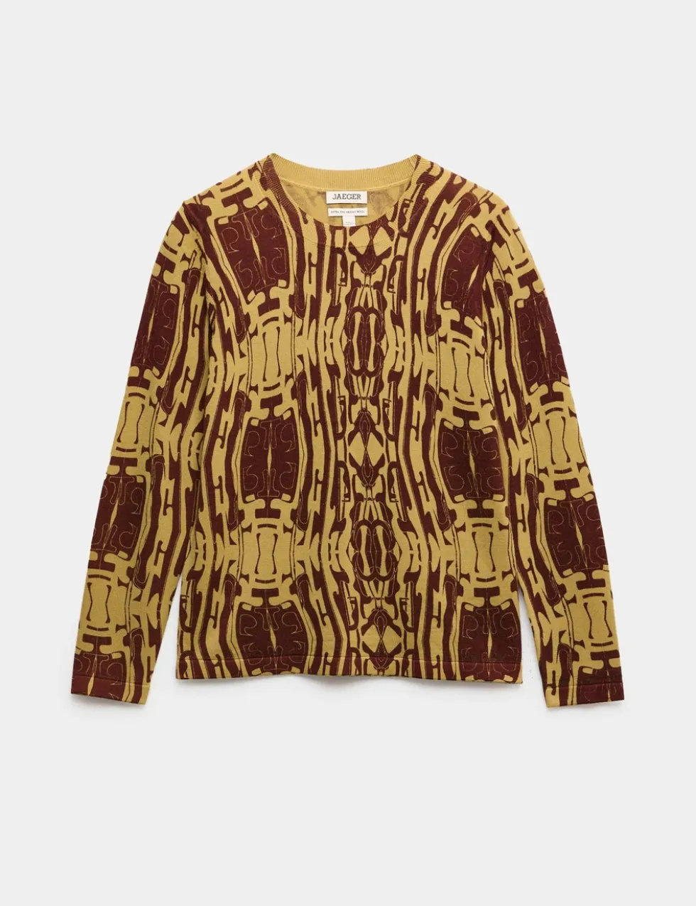 Pure Merino Wool Printed Jumper