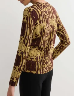 Pure Merino Wool Printed Jumper