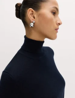 Pure Merino Wool Roll Neck Jumper