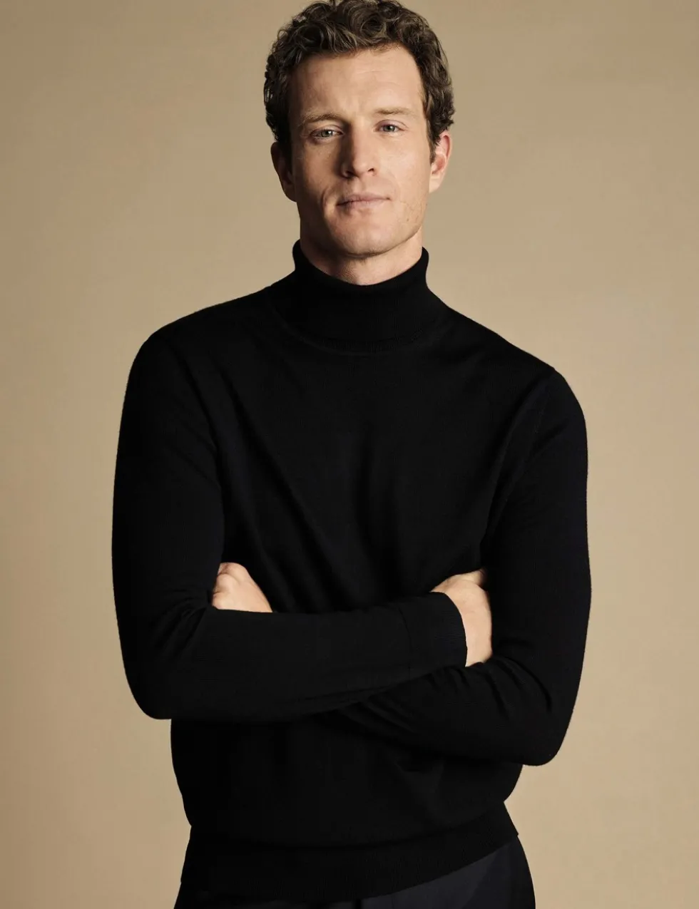 Pure Merino Wool Roll Neck Jumper