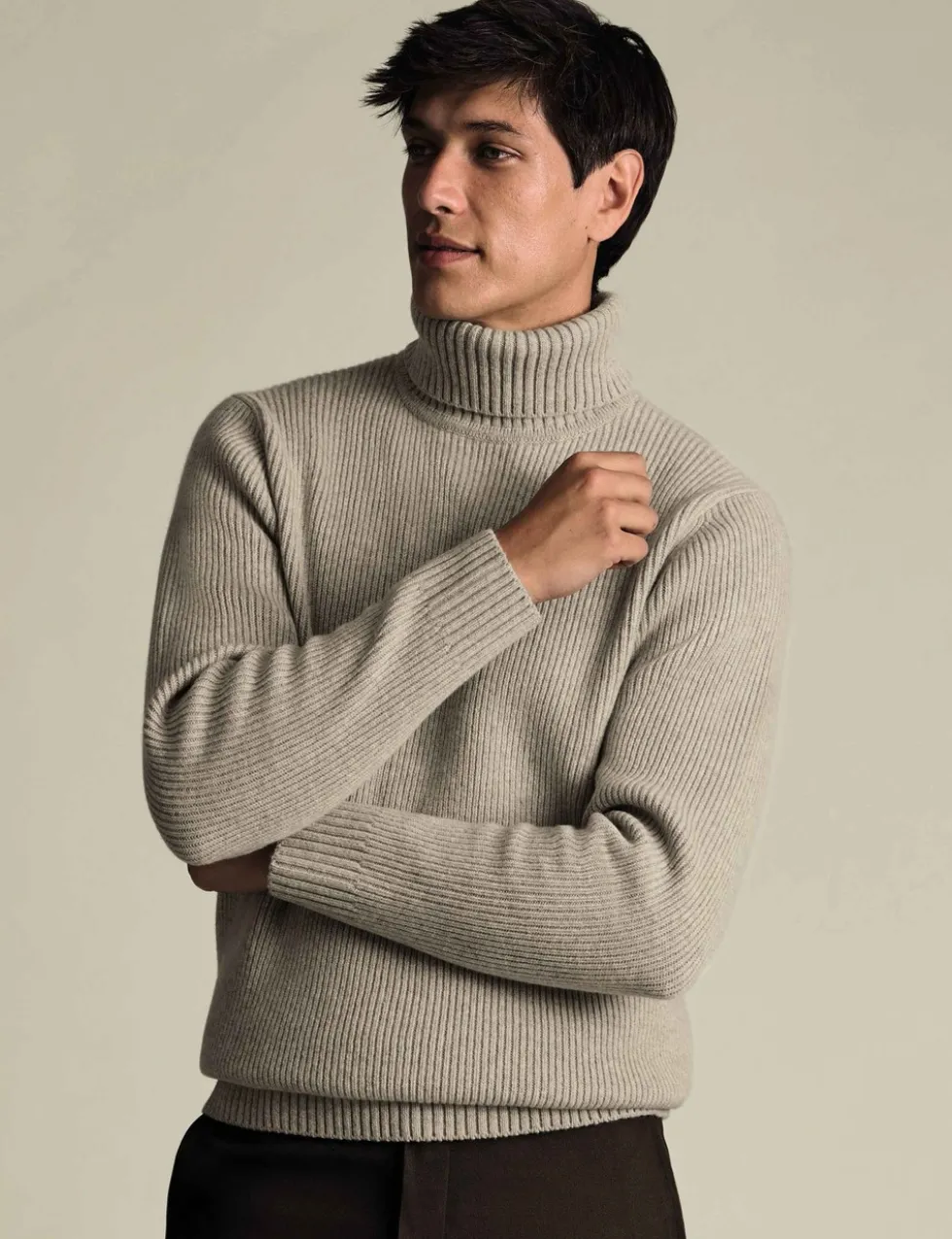 Pure Merino Wool Roll Neck jumper
