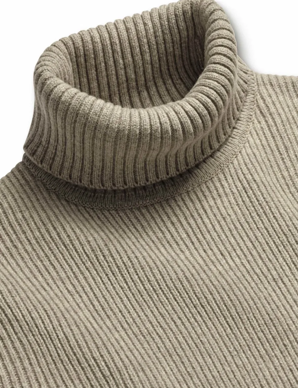 Pure Merino Wool Roll Neck jumper