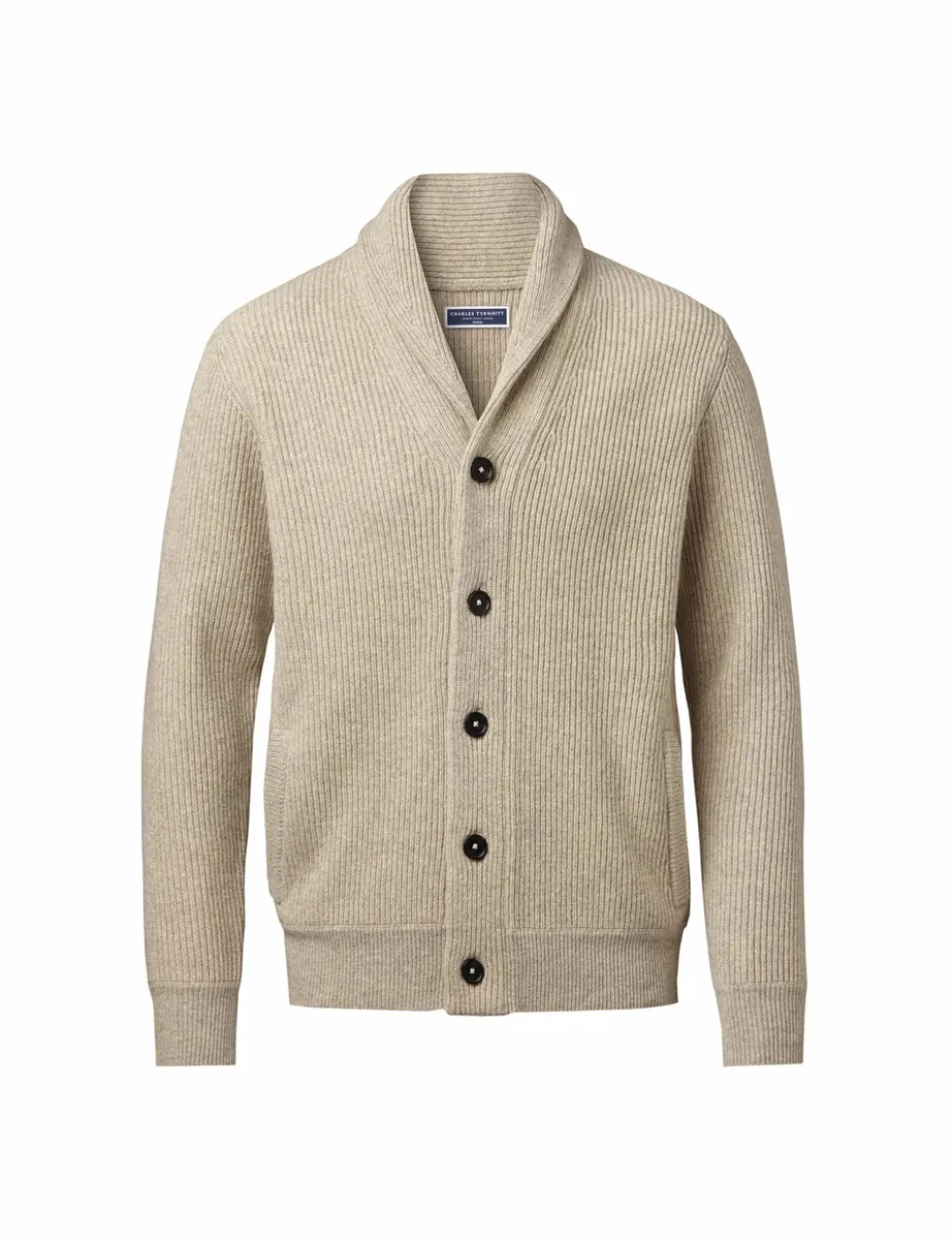 Pure Merino Wool Shawl Collar Cardigan