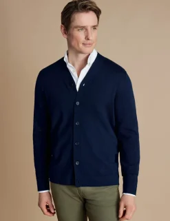Pure Merino Wool V-Neck Cardigan