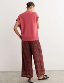 Pure Merino Wool V-Neck Knitted Vest