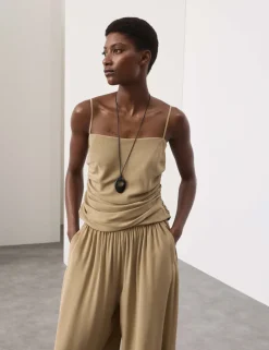 Pure Silk Balloon Cami Top