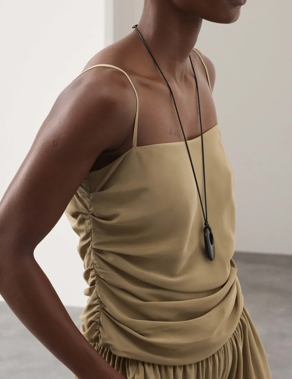 Pure Silk Balloon Cami Top
