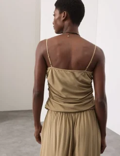 Pure Silk Balloon Cami Top