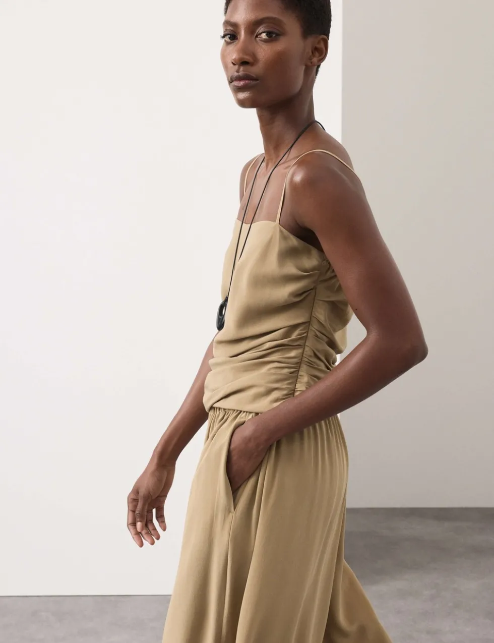 Pure Silk Balloon Cami Top