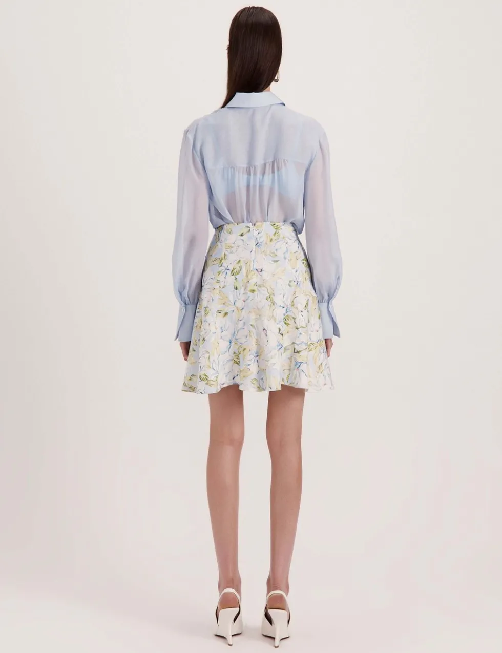 Pure Silk Collared Shirt