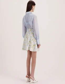 Pure Silk Collared Shirt