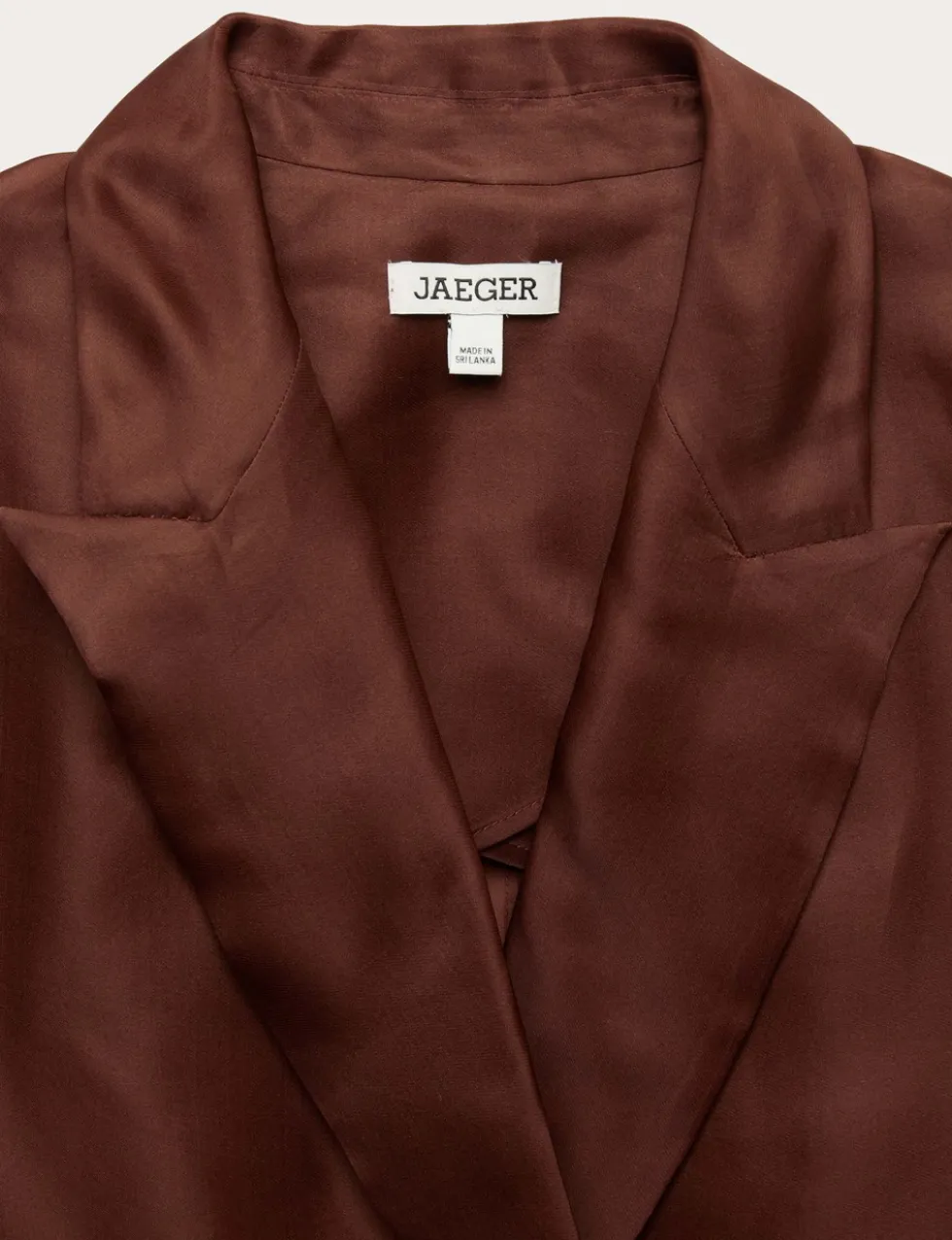 Pure Silk Organza Double Breasted Longline Blazer