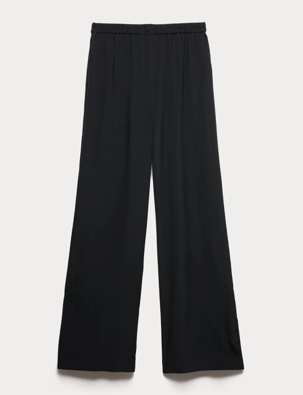 Pure Silk Wide Leg Trousers