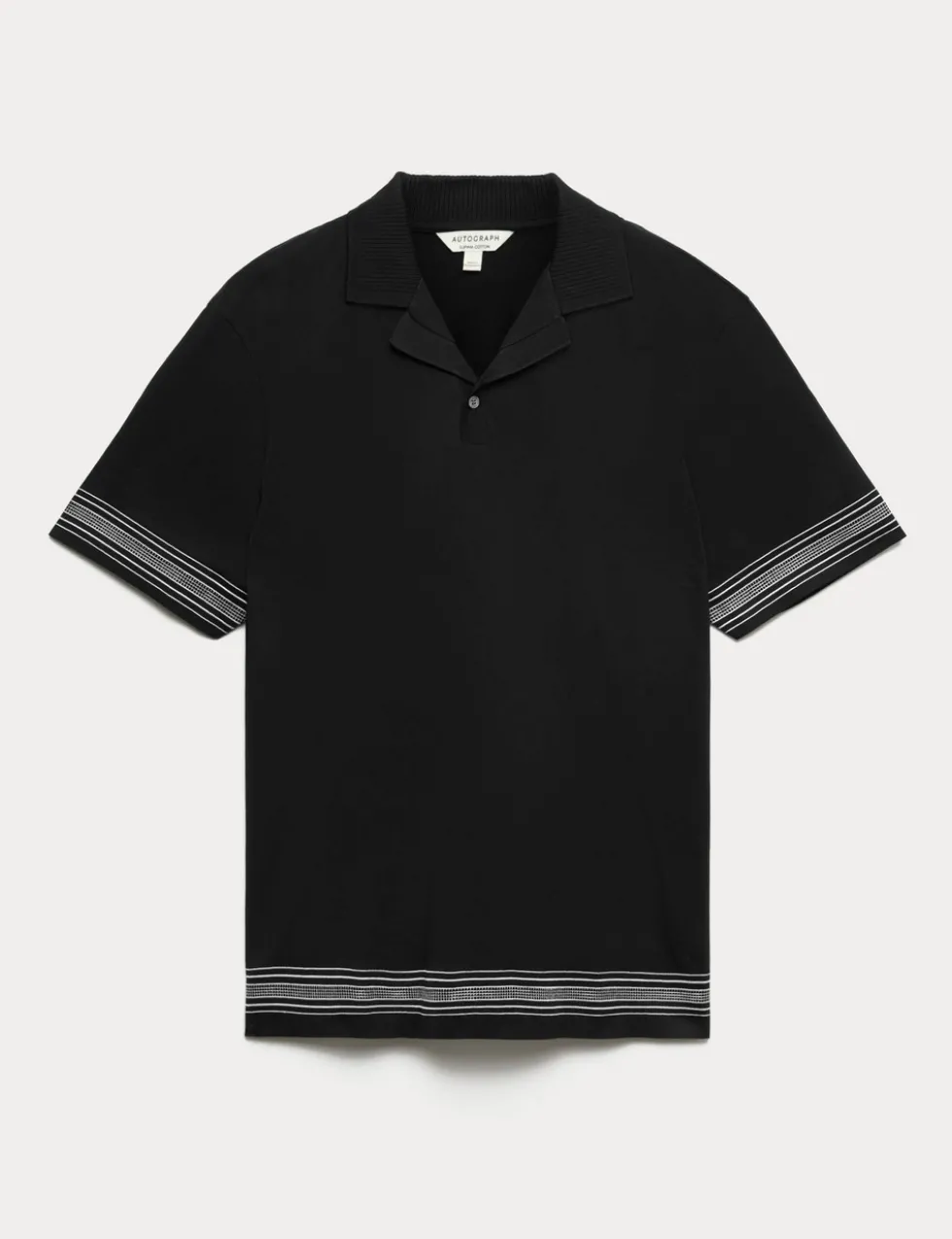 Pure Supima® Cotton Embroidered Polo Shirt
