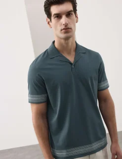 Pure Supima® Cotton Embroidered Polo Shirt
