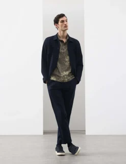 Pure Supima® Cotton Floral Polo Shirt