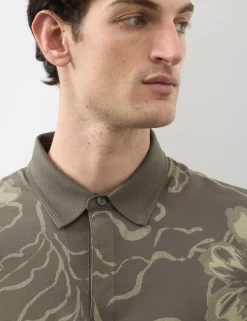 Pure Supima® Cotton Floral Polo Shirt