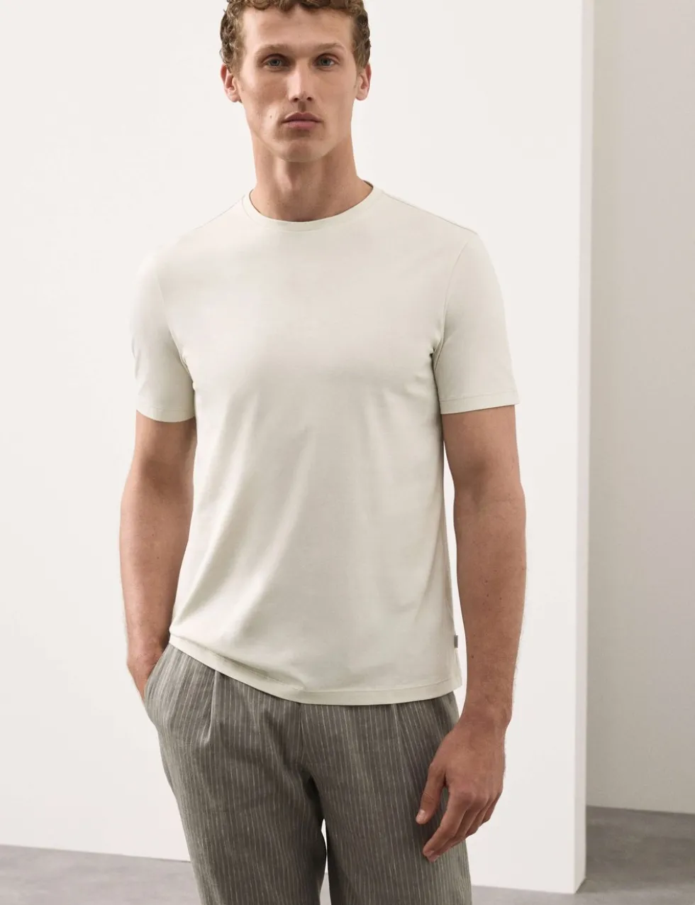Pure Supima® Cotton Performance Crew Neck T-shirt