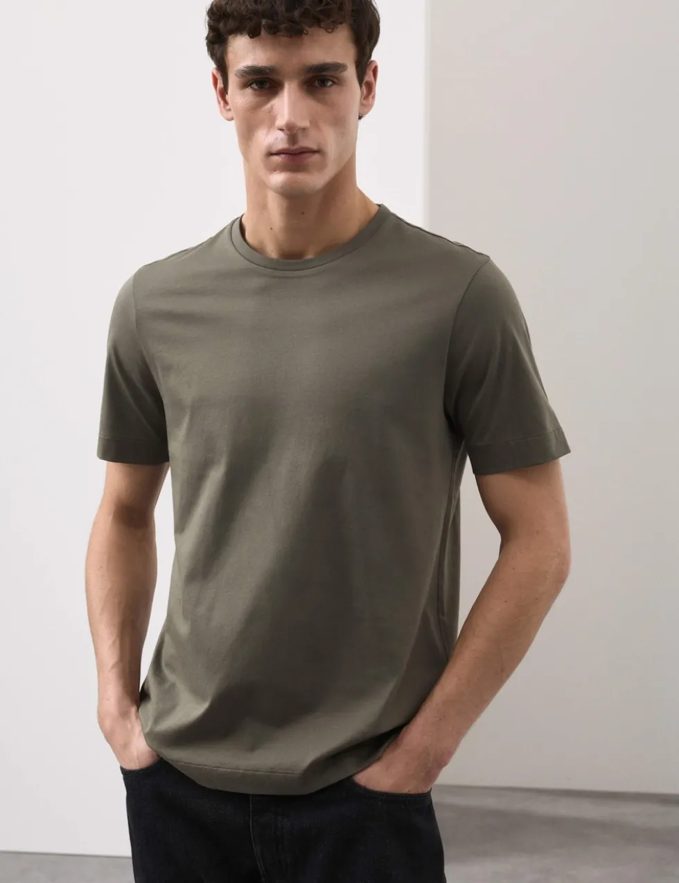 Pure Supima® Cotton Performance Crew Neck T-shirt