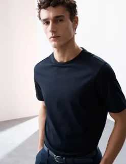Pure Supima® Cotton Performance Crew Neck T-shirt