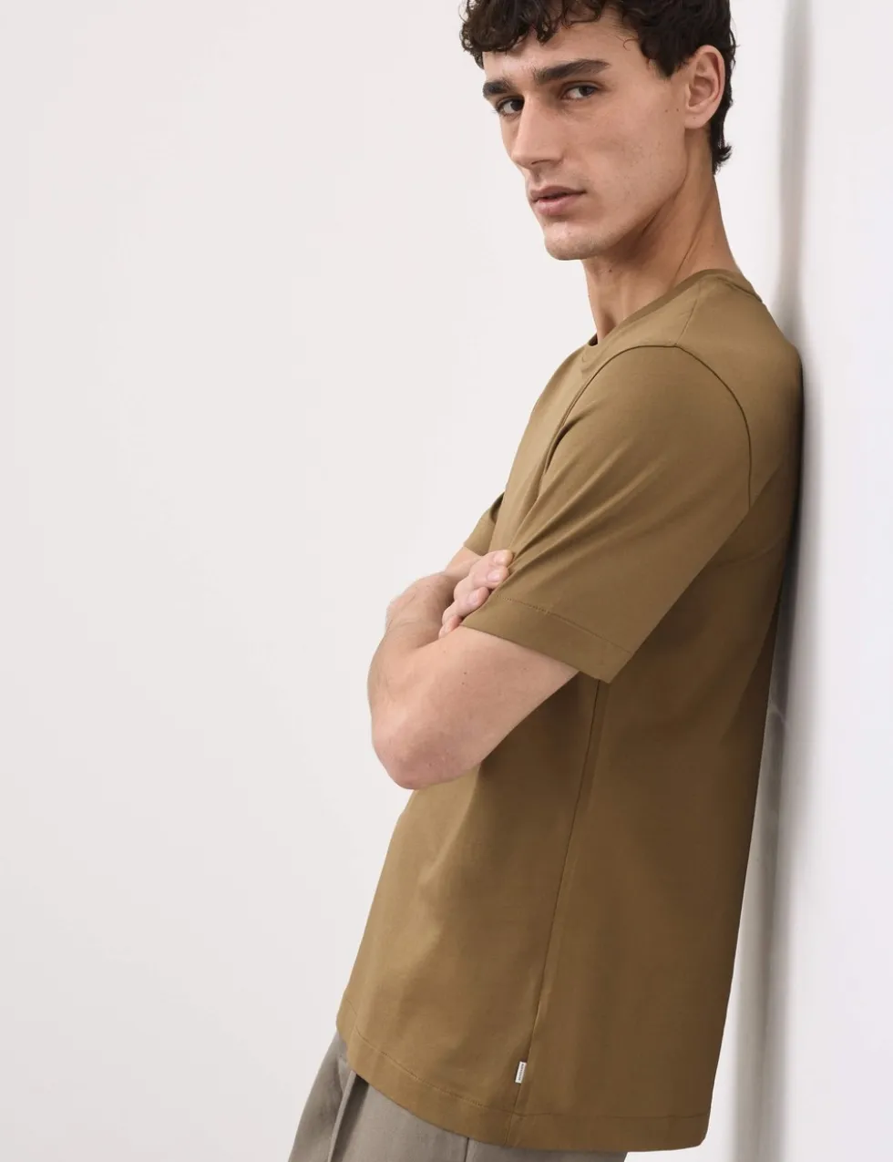 Pure Supima® Cotton Performance Crew Neck T-shirt