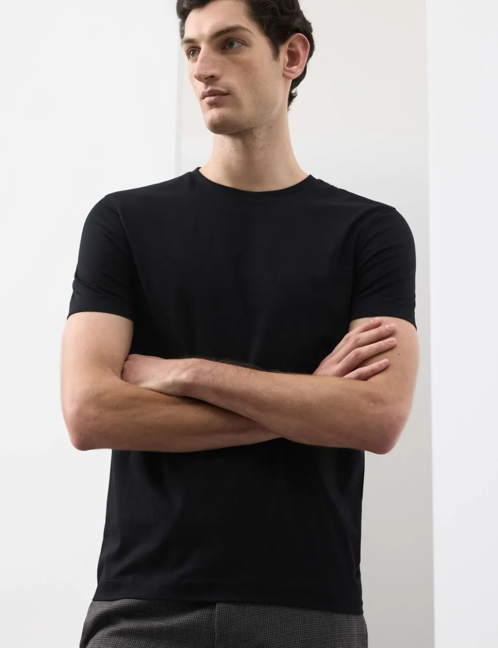 Pure Supima® Cotton Slim Fit Crew Neck T Shirt