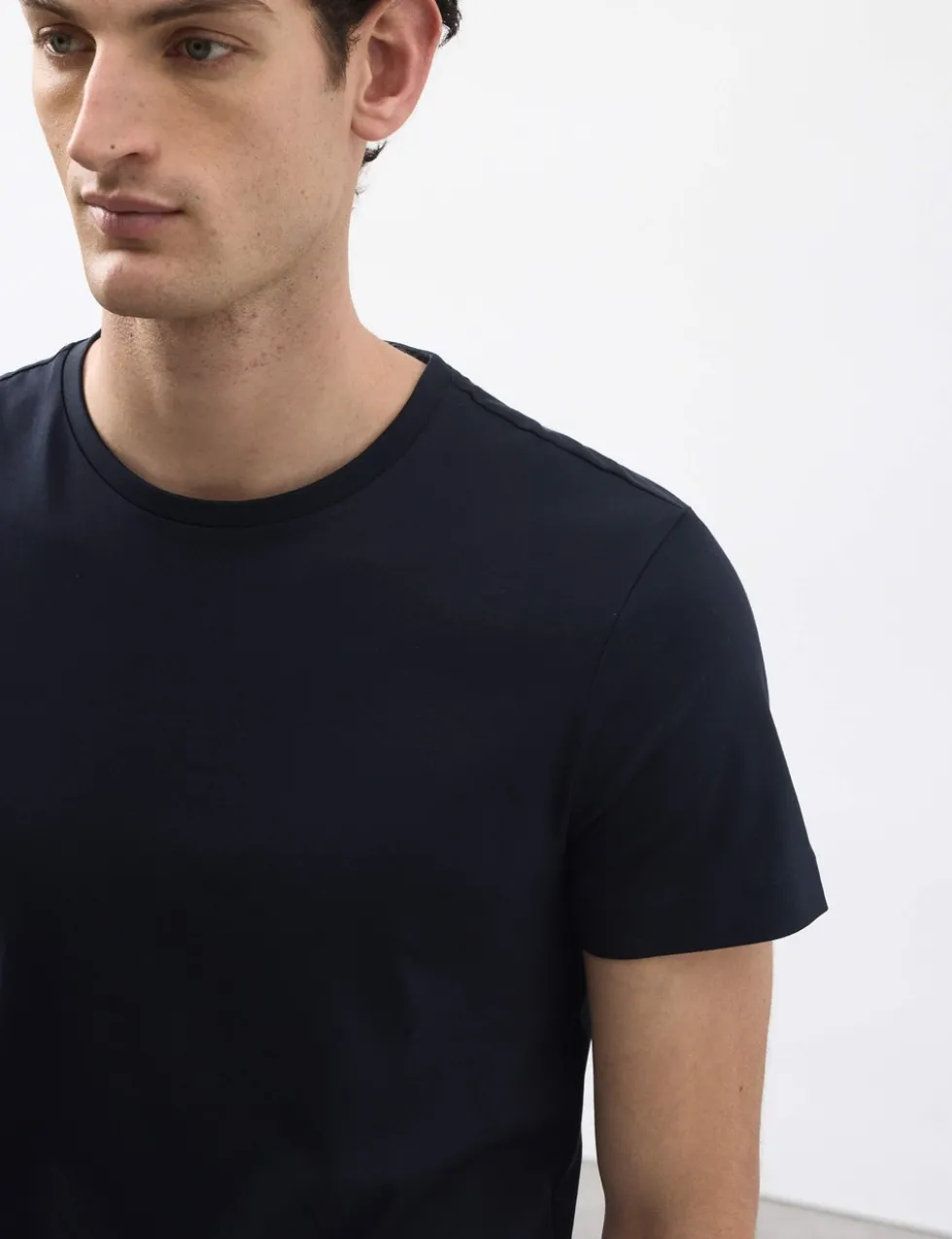 Pure Supima® Cotton Slim Fit Crew Neck T Shirt