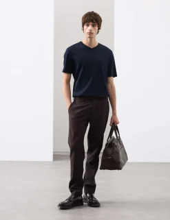 Pure Supima® Cotton V-Neck T-Shirt