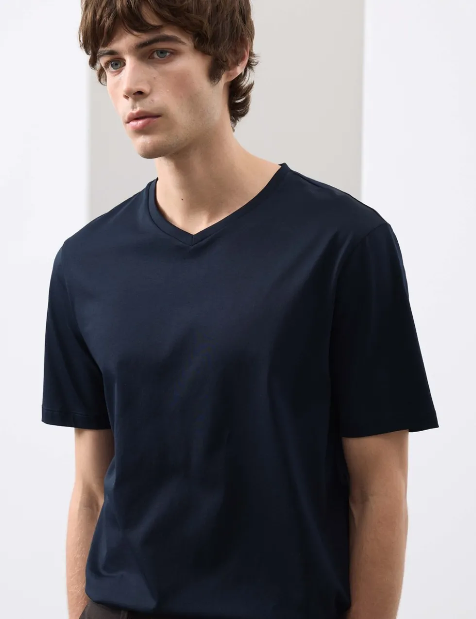 Pure Supima® Cotton V-Neck T-Shirt