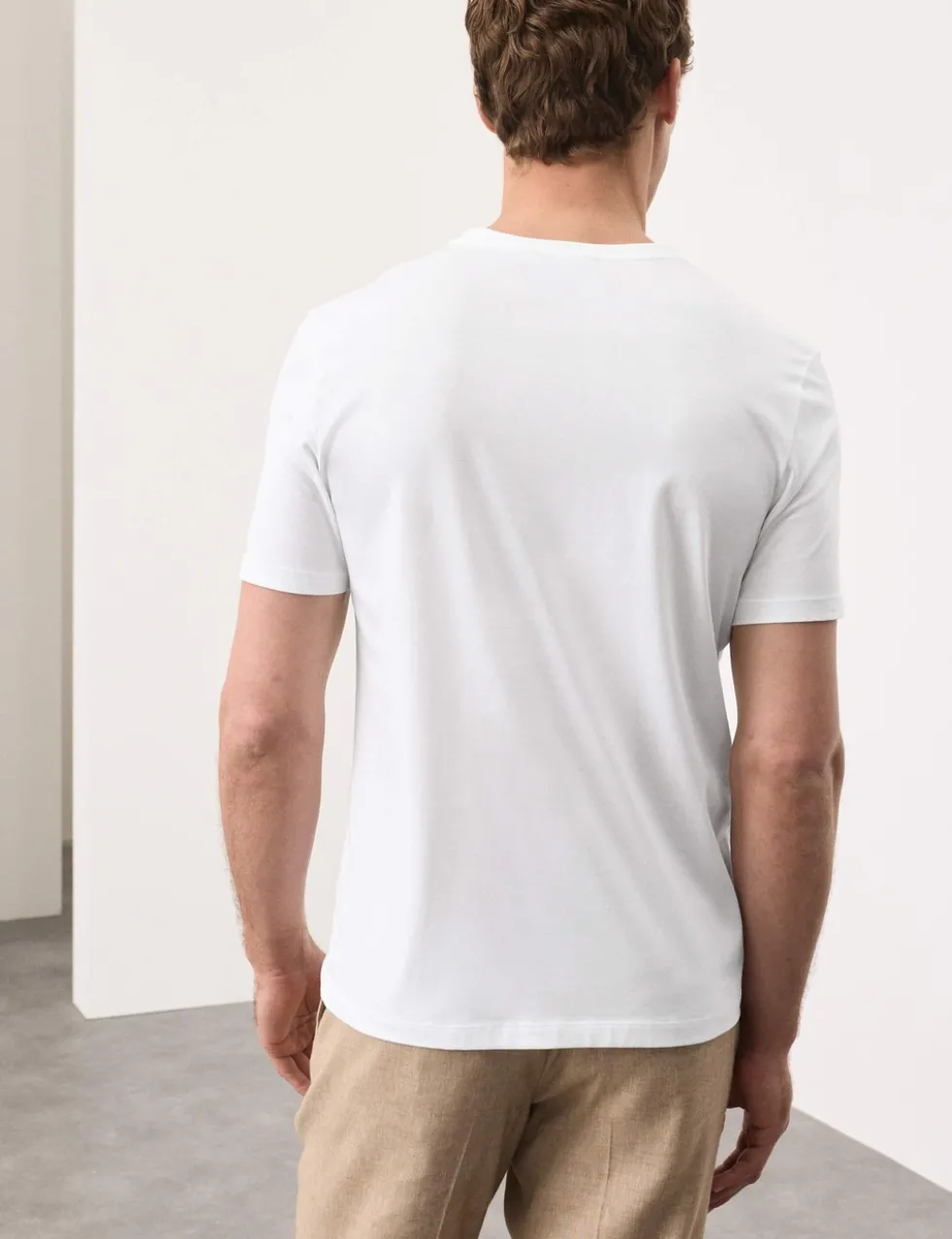 Pure Supima® Cotton V-Neck T-Shirt