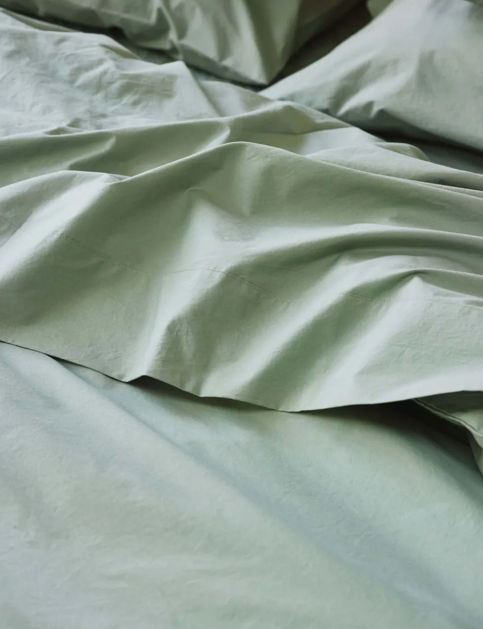 Pure Washed Cotton Percale Flat Sheet