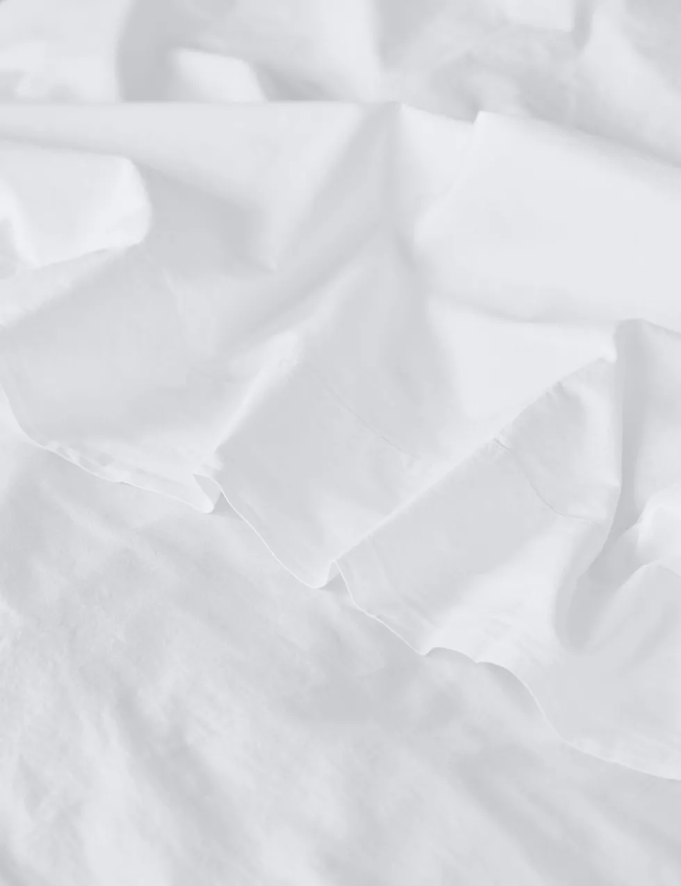 Pure Washed Cotton Percale Flat Sheet