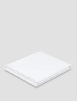 Pure Washed Cotton Percale Flat Sheet