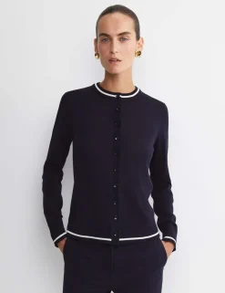 Pure Wool Button Front Cardigan